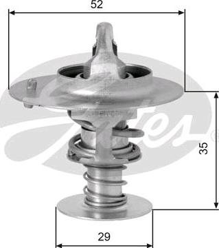 GATES-SEA TH03382G1 - Termostats, Dzesēšanas šķidrums www.autospares.lv