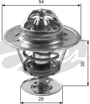 GATES-SEA TH11088G1 - Termostats, Dzesēšanas šķidrums autospares.lv