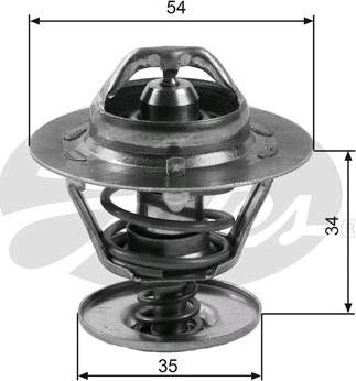 GATES-SEA TH11383G1 - Termostats, Dzesēšanas šķidrums autospares.lv