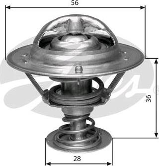 GATES-SEA TH31482G1 - Coolant thermostat / housing www.autospares.lv