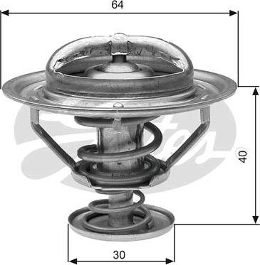 GATES-SEA TH31182G1 - Termostats, Dzesēšanas šķidrums autospares.lv