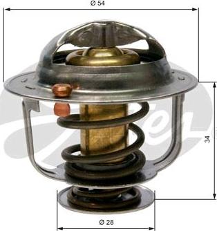 GATES-SEA TH31788G1 - Termostats, Dzesēšanas šķidrums autospares.lv