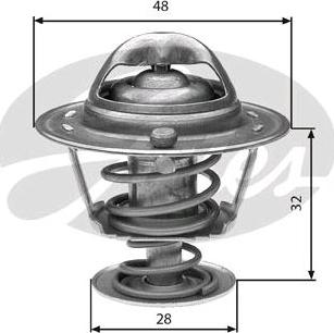 GATES-SEA TH32576G1 - Coolant thermostat / housing www.autospares.lv