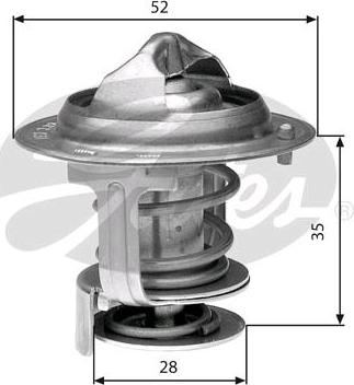 GATES-SEA TH29478G1 - Coolant thermostat / housing www.autospares.lv