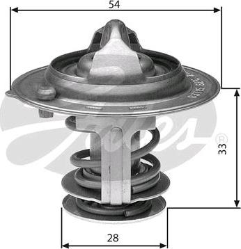 GATES-SEA TH29882G1 - Termostats, Dzesēšanas šķidrums www.autospares.lv