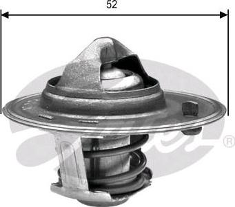 GATES-SEA TH24488G1 - Coolant thermostat / housing www.autospares.lv