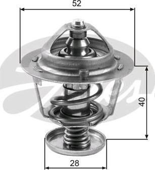 GATES-SEA TH24782G1 - Coolant thermostat / housing www.autospares.lv