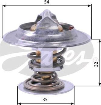 GATES-SEA TH26590G1 - Coolant thermostat / housing www.autospares.lv