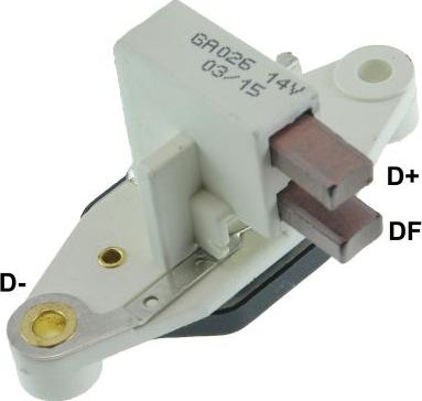 GAUSS GA026 - Ģeneratora sprieguma regulators www.autospares.lv