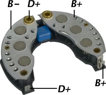 GAUSS GA1455 - Rectifier, alternator www.autospares.lv