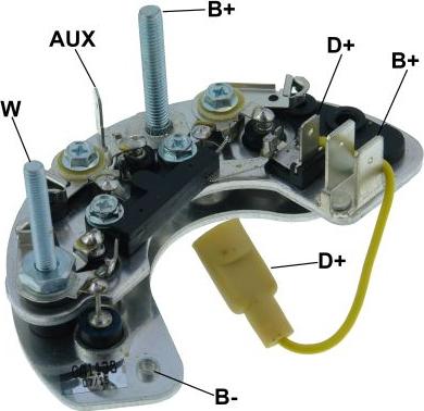 GAUSS GA1138 - Rectifier, alternator www.autospares.lv