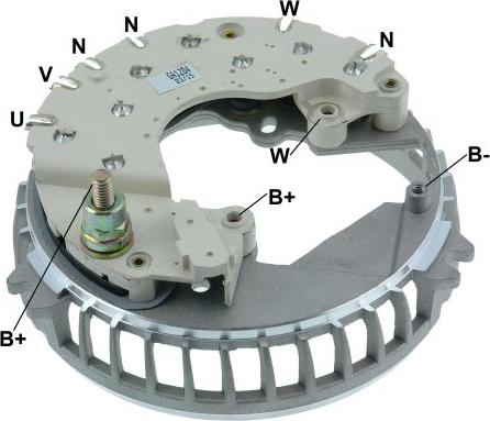 GAUSS GA1204 - Rectifier, alternator www.autospares.lv