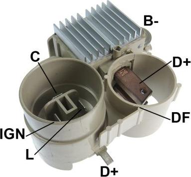 GAUSS GA896 - Регулятор напряжения, генератор www.autospares.lv