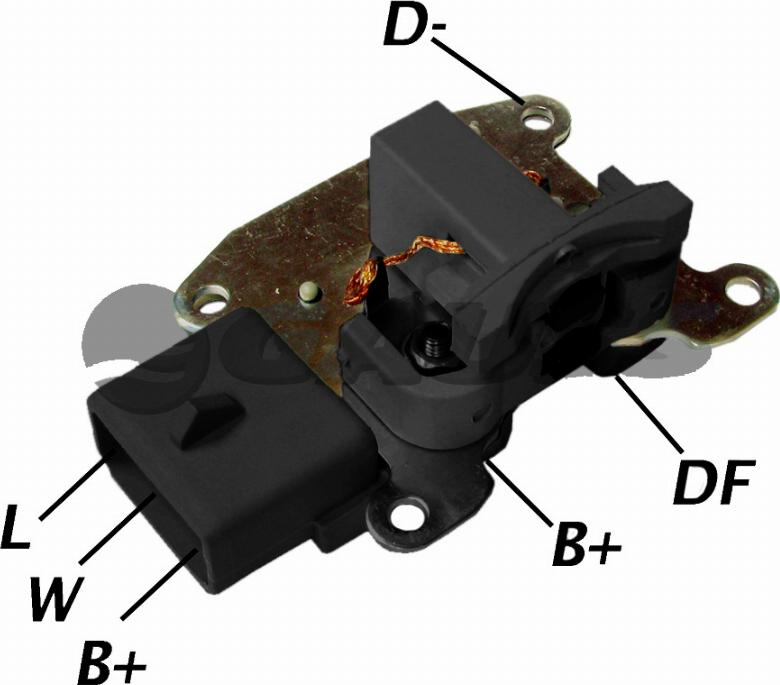 GAUSS GA890 - Voltage regulator, alternator www.autospares.lv