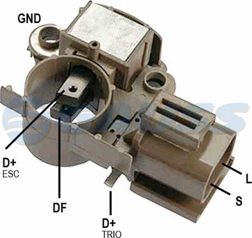 GAUSS GA848 - Voltage regulator, alternator www.autospares.lv