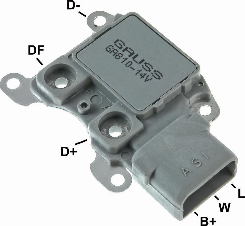 GAUSS GA810 - Voltage regulator, alternator www.autospares.lv