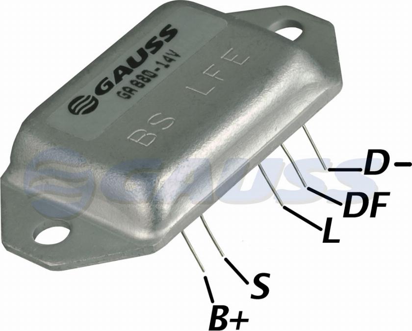 GAUSS GA880 - Voltage regulator, alternator www.autospares.lv