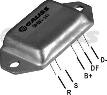 GAUSS GA881 - Регулятор напряжения, генератор www.autospares.lv