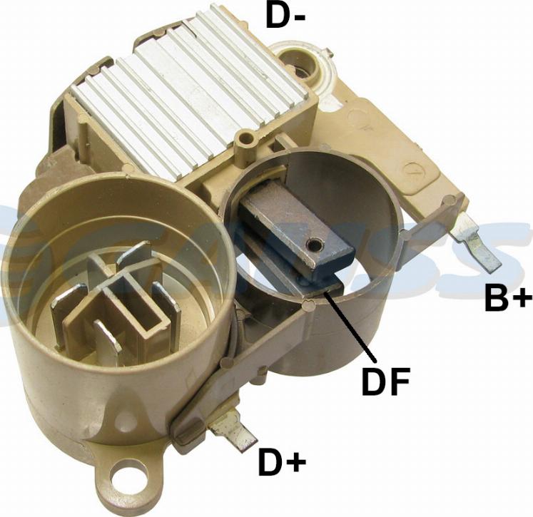 GAUSS GA835 - Voltage regulator, alternator www.autospares.lv