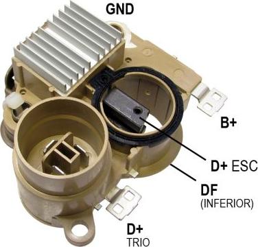 GAUSS GA836 - Ģeneratora sprieguma regulators autospares.lv