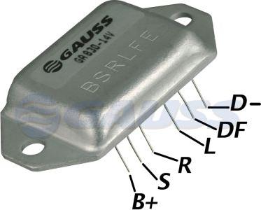 GAUSS GA830 - Ģeneratora sprieguma regulators www.autospares.lv