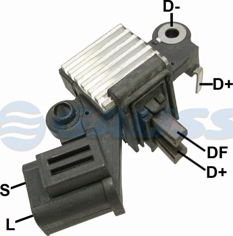 GAUSS GA243 - Voltage regulator, alternator www.autospares.lv