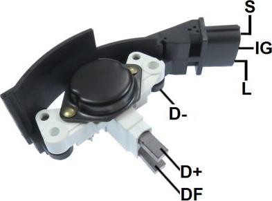 GAUSS GA273 - Ģeneratora sprieguma regulators autospares.lv