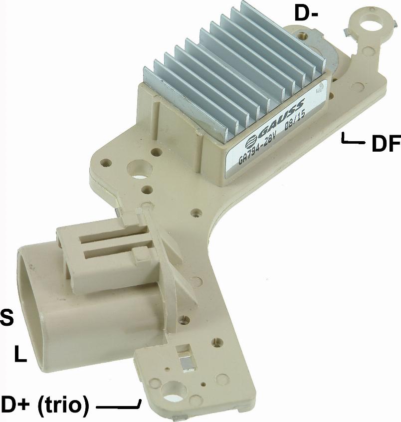 GAUSS GA794 - Ģeneratora sprieguma regulators autospares.lv