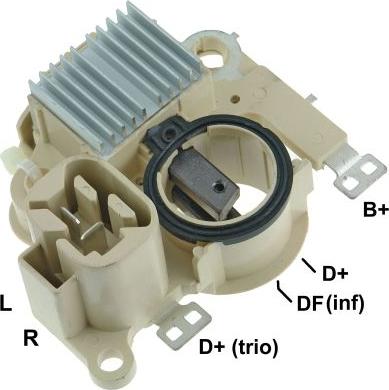 GAUSS GA796 - Voltage regulator, alternator www.autospares.lv