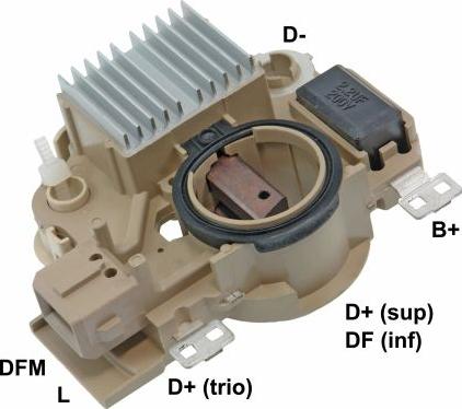 GAUSS GA790 - Voltage regulator, alternator www.autospares.lv