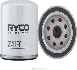 GCG Turbos Australia RY-Z418 - Oil Filter www.autospares.lv