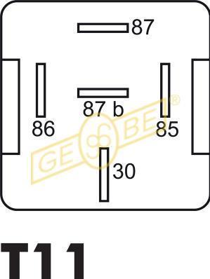 Gebe 9 9067 1 - Relejs, Darba strāva www.autospares.lv