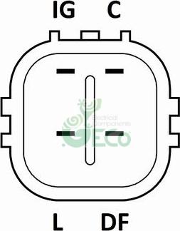 GECO AR508691 - Ģenerators autospares.lv