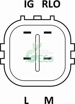 GECO A544521A - Ģenerators www.autospares.lv