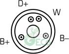 GECO A34075 - Alternator www.autospares.lv