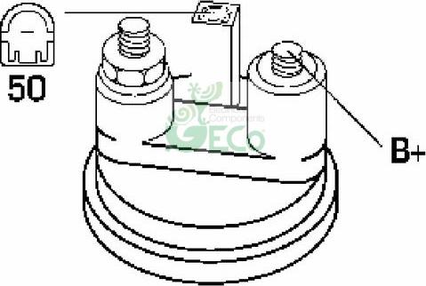 GECO M540010A - Стартер www.autospares.lv