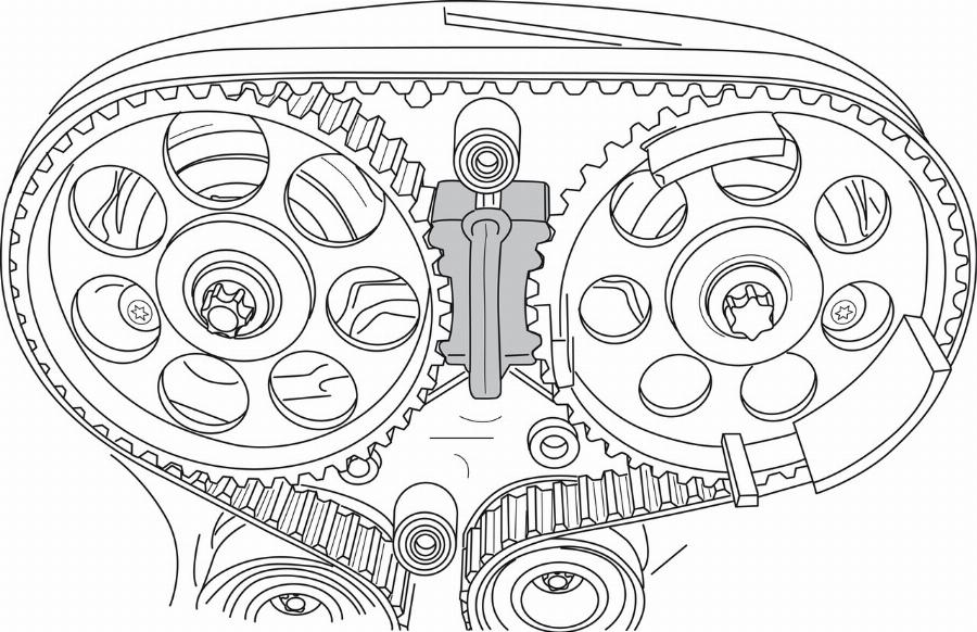 Gedore KL-0482-30 - Retaining Tool Set, camshaft www.autospares.lv