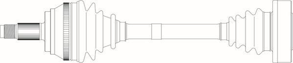 General Ricambi AR3085 - Приводной вал www.autospares.lv