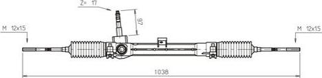 General Ricambi FI4114 - Stūres mehānisms www.autospares.lv