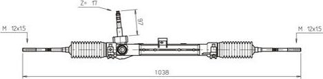 General Ricambi FI4113 - Stūres mehānisms www.autospares.lv