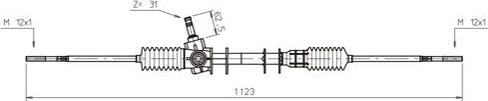 General Ricambi SK4002 - Stūres mehānisms www.autospares.lv