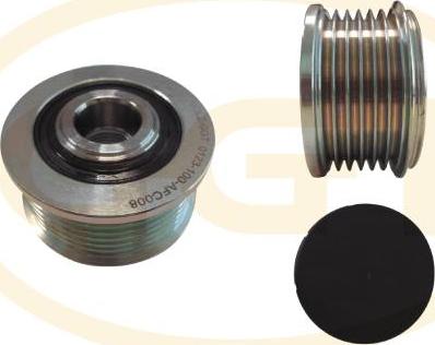 GGT ARL008 - Pulley, alternator, freewheel clutch www.autospares.lv