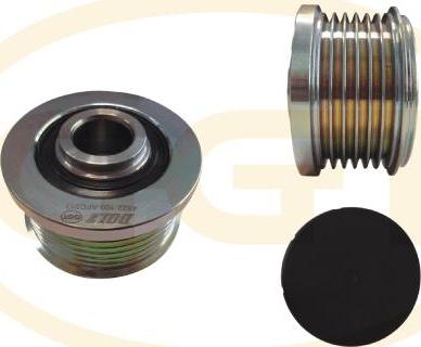 GGT ARL013 - Pulley, alternator, freewheel clutch www.autospares.lv