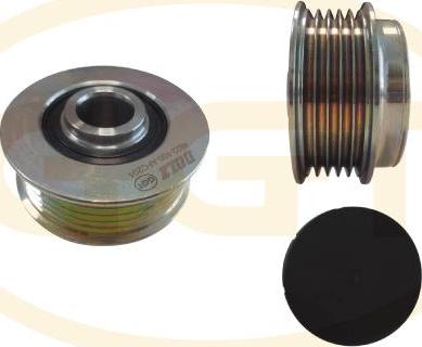 GGT ARL204 - Pulley, alternator, freewheel clutch www.autospares.lv