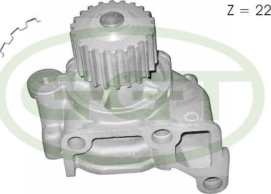 GGT PA10917 - Water Pump www.autospares.lv