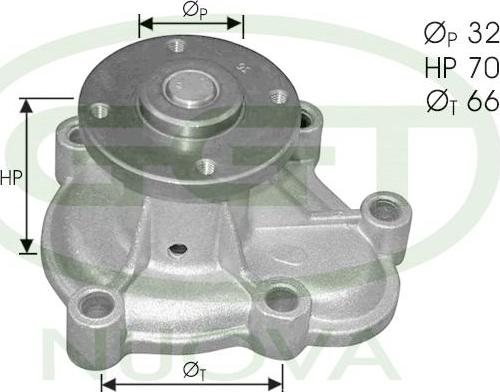 GGT PA10591 - Ūdenssūknis autospares.lv