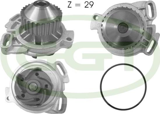 GGT PA10559 - Ūdenssūknis www.autospares.lv