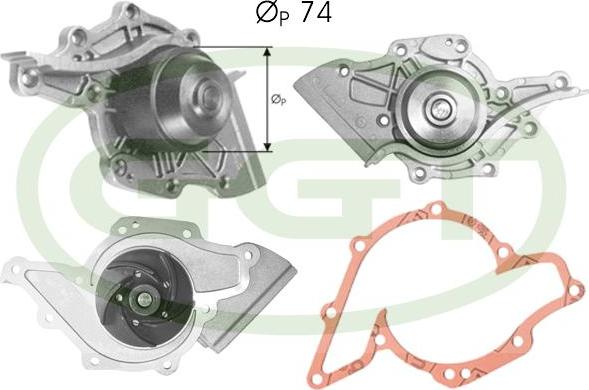 GGT PA10774 - Ūdenssūknis autospares.lv