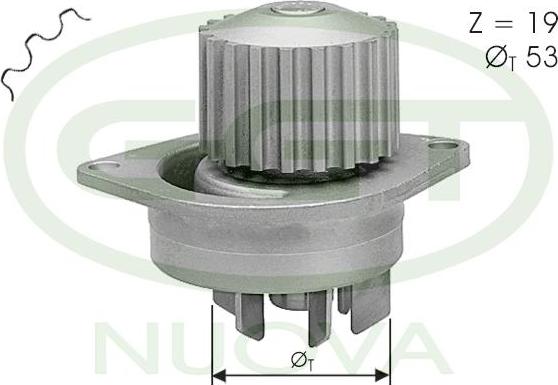 GGT PA11033 - Water Pump www.autospares.lv