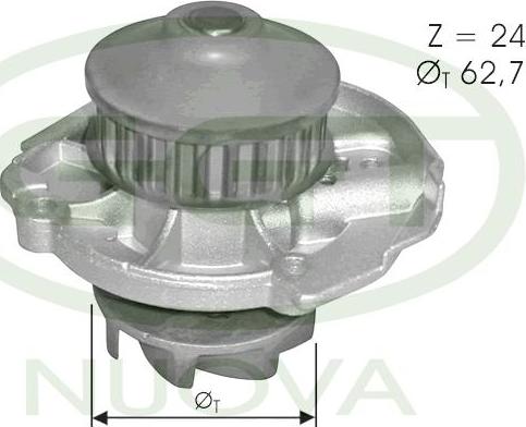 GGT PA11277 - Ūdenssūknis autospares.lv